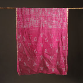 Batik Hand Block Print Kota Doria Cotton Saree 08