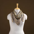Pedana Hand Block Print Natural Dyed Cotton Kalamkari Scarf 26