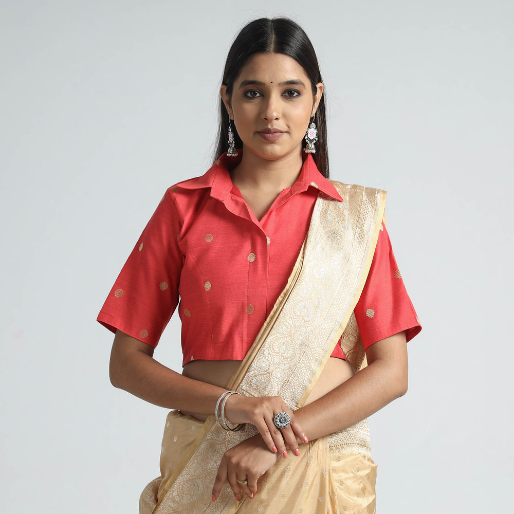 Silk Stitched Blouse
