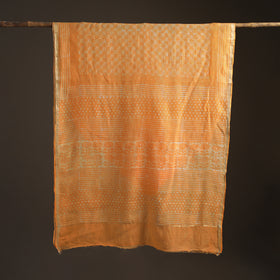 Batik Hand Block Print Kota Doria Cotton Saree 05