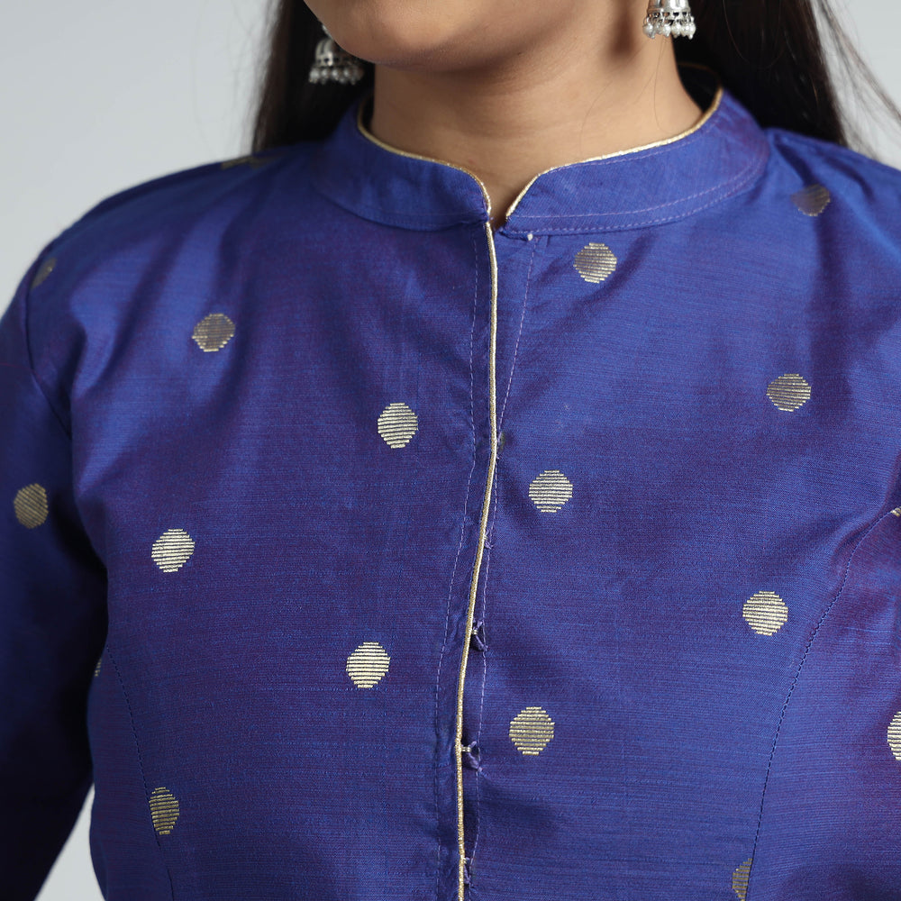 Silk Stitched Blouse
