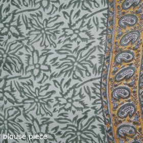 Sanganeri Hand Block Print Modal Silk Saree 01