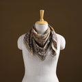 Pedana Hand Block Print Natural Dyed Cotton Kalamkari Scarf 41