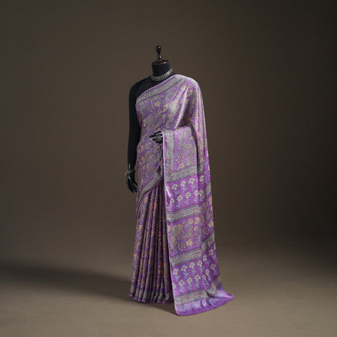 Sanganeri Hand Block Print Modal Silk Saree 02