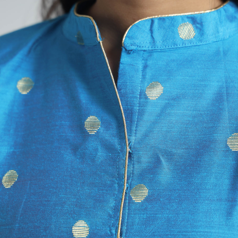 Silk Stitched Blouse
