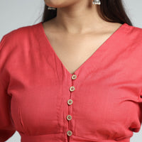 Cotton Stitched Blouse