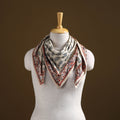 Pedana Hand Block Print Natural Dyed Cotton Kalamkari Scarf 47