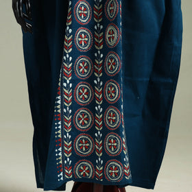 Bengal Kantha Hand Embroidery Cotton Long Kaftan 07