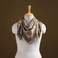 Pedana Hand Block Print Natural Dyed Cotton Kalamkari Scarf 50