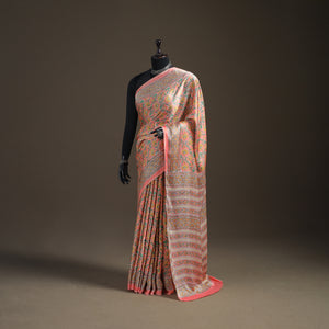 Sanganeri Hand Block Print Modal Silk Saree 05