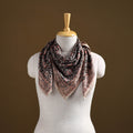 Pedana Hand Block Print Natural Dyed Cotton Kalamkari Scarf 51