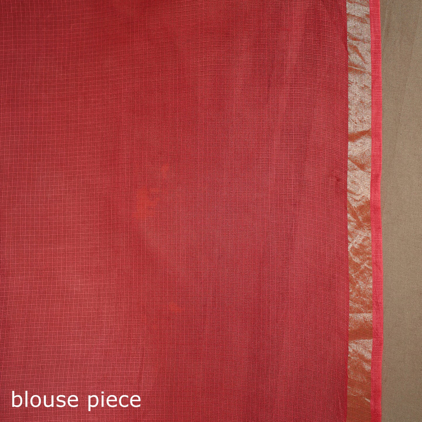 Beige - kota doria silk tie-dye shibori saree 02