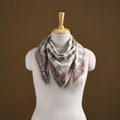 Pedana Hand Block Print Natural Dyed Cotton Kalamkari Scarf 54