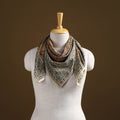 Pedana Hand Block Print Natural Dyed Cotton Kalamkari Scarf 55