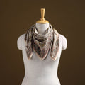 Pedana Hand Block Print Natural Dyed Cotton Kalamkari Scarf 57