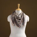 Pedana Hand Block Print Natural Dyed Cotton Kalamkari Scarf 58