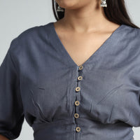 Cotton Stitched Blouse
