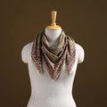 Pedana Hand Block Print Natural Dyed Cotton Kalamkari Scarf 64