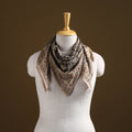 Pedana Hand Block Print Natural Dyed Cotton Kalamkari Scarf 65
