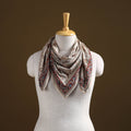 Pedana Hand Block Print Natural Dyed Cotton Kalamkari Scarf 69