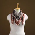 Pedana Hand Block Print Natural Dyed Cotton Kalamkari Scarf 73