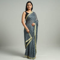 Phulkari Embroidery Saree