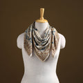 Pedana Hand Block Print Natural Dyed Cotton Kalamkari Scarf 74