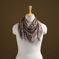 Pedana Hand Block Print Natural Dyed Cotton Kalamkari Scarf 75