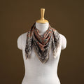 Pedana Hand Block Print Natural Dyed Cotton Kalamkari Scarf 76