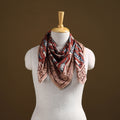Pedana Hand Block Print Natural Dyed Cotton Kalamkari Scarf 79