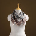 Pedana Hand Block Print Natural Dyed Cotton Kalamkari Scarf 83