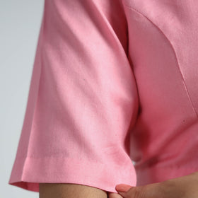 Buy Plain Linen Cotton Stitched Blouse Online at iTokri.com