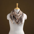 Pedana Hand Block Print Natural Dyed Cotton Kalamkari Scarf 86