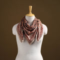 Pedana Hand Block Print Natural Dyed Cotton Kalamkari Scarf 92