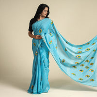 Kantha Embroidery Saree