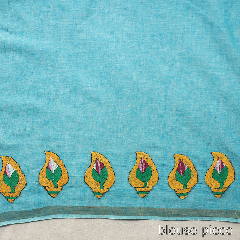 Kantha Embroidery Saree