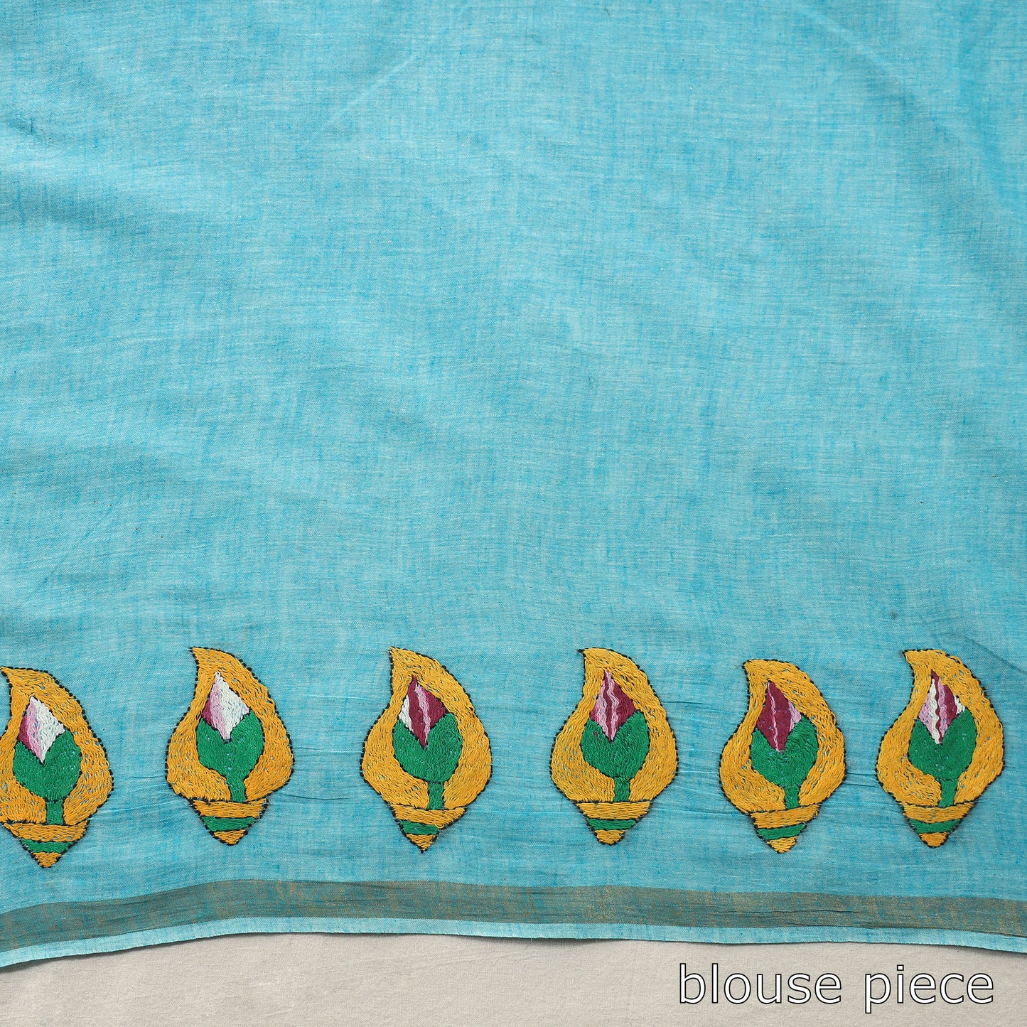 Kantha Embroidery Saree