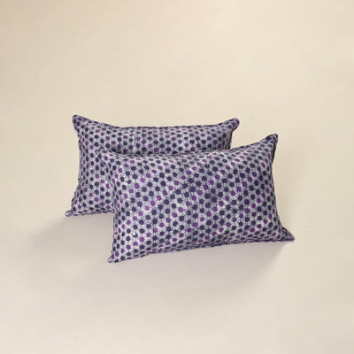 Batik Print Cotton Pillow Covers (Set of 2) 02