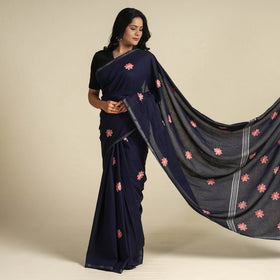 Kantha Embroidery Saree