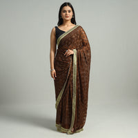 Phulkari Embroidery Saree