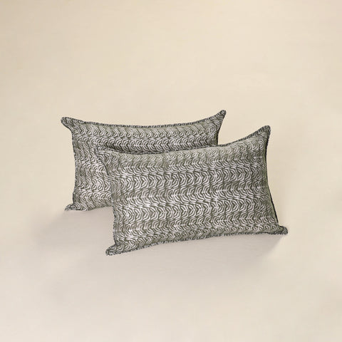 Batik Print Cotton Pillow Covers (Set of 2) 03
