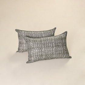 Batik Print Cotton Pillow Covers (Set of 2) 03