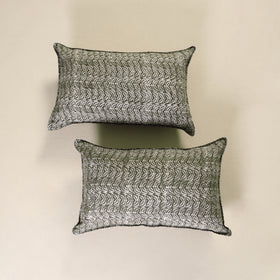 Batik Print Cotton Pillow Covers (Set of 2) 03