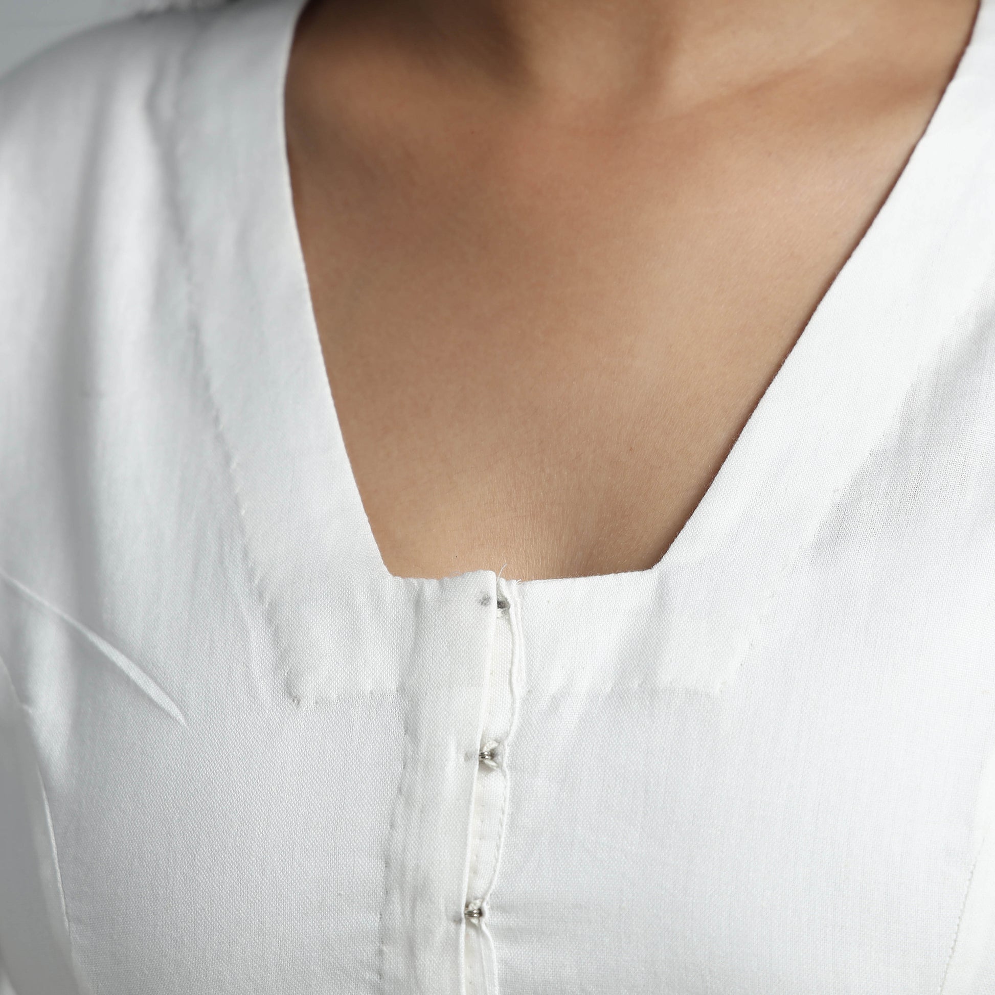 cotton stitched blouse 