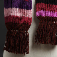 Multicolor - Kumaun Hand Knitted Woolen Muffler 54