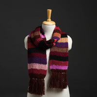 Multicolor - Kumaun Hand Knitted Woolen Muffler 54