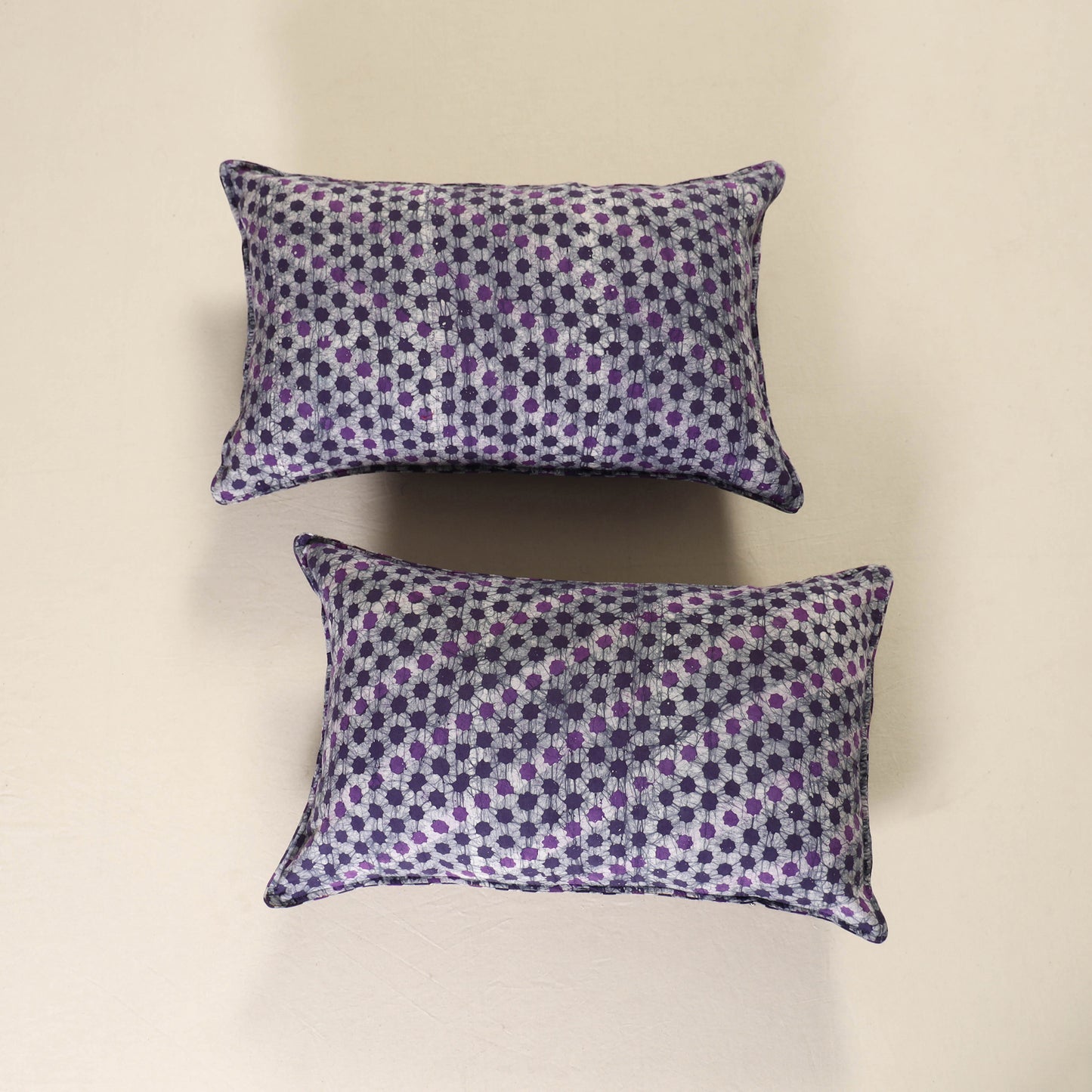 Batik Print Cotton Pillow Covers (Set of 2) 02