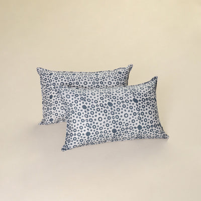 Batik Print Cotton Pillow Covers (Set of 2) 04