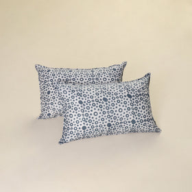 Batik Print Cotton Pillow Covers (Set of 2) 04