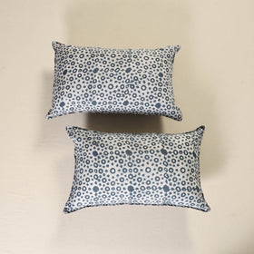 Batik Print Cotton Pillow Covers (Set of 2) 04